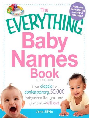 cover image of The Everything Baby Names Book